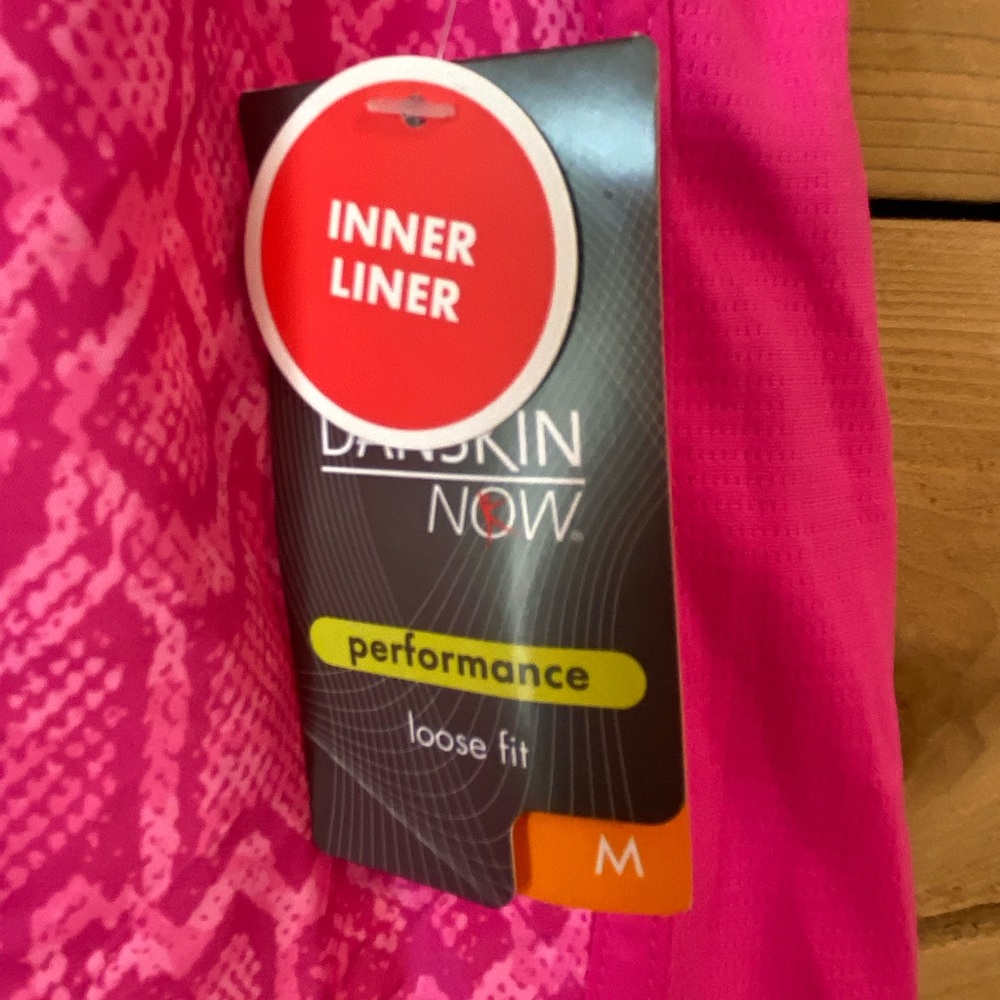 Danskin Now Pink Running Shorts with Liner - Picture 3 of 4